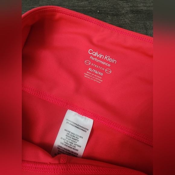 Womens Calvin Klein Performance compression high waist tights size XL NWT - Picture 3 of 5